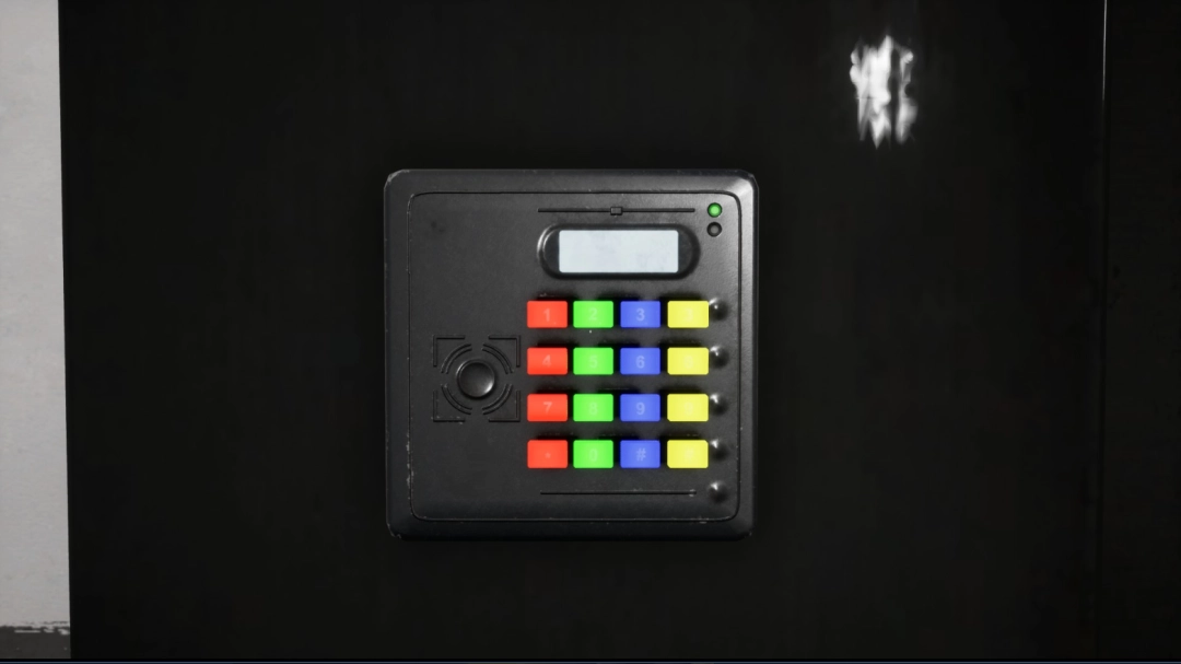 Color code puzzle area